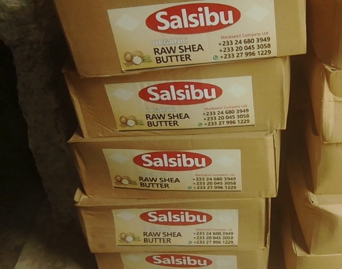 Unrefined shea butter from West Africa